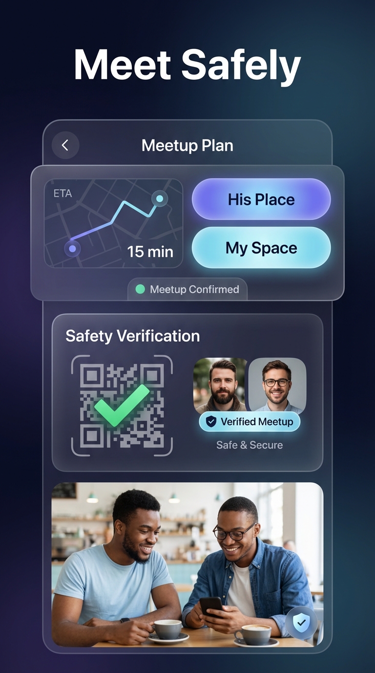 Sungay meetup and safety verification screenshot
